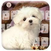 Lovely Puppy Theme Keyboard 10001005