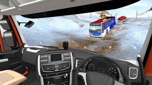 Big Mountain Snow Bus Driving Simulator 3D screenshot 4