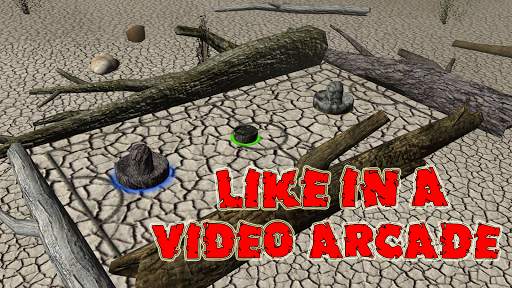 Air Hockey - War of Elements screenshot 2