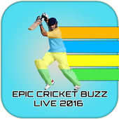 Epic Cricket Buzz Live 2016 icon