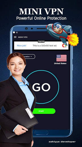 Mini VPN - Secure Free VPN & Unlimited Proxy screenshot 1