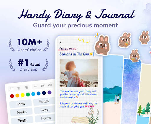 Diary with Lock: Daily Journal screenshot 1