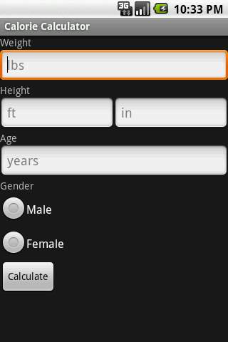 Calorie Calculator screenshot 2