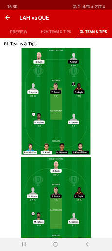 Fantasy Team for Dream11 - SL & GL Team Prediction screenshot 4