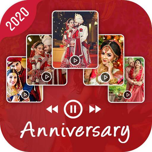 Anniversary video maker with song : video editor 1.7