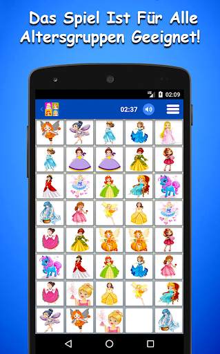 Prinzessinnen Memory-Spiel für Kinder screenshot 3