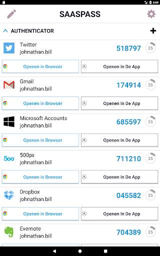 SAASPASS | Authenticator 2FA screenshot 10