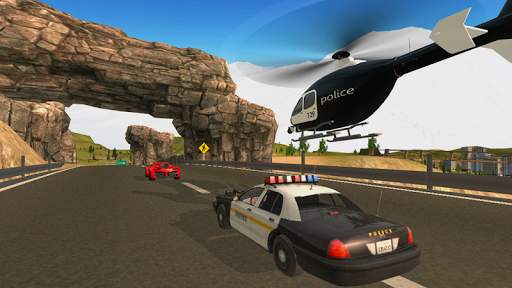 Police Helicopter Flying 6 تصوير الشاشة