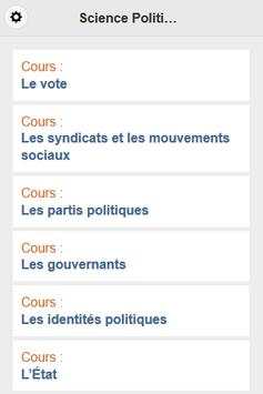 Cours de Science Politique скриншот 1