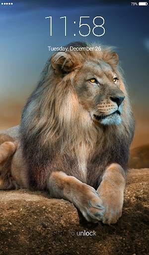 Lion king Lock Screen screenshot 1