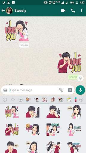 Couple Stickers For WhatsApp - WAStickerApps screenshot 2