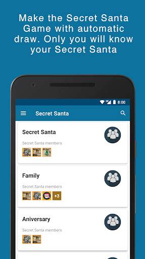 My Secret Santa - Social network screenshot 1