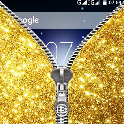 Glitter Zipper Lock Screen 1.4