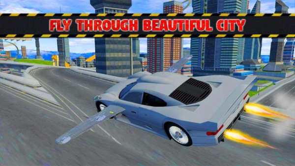 Futuristic Flying Car Ultimate screenshot 7