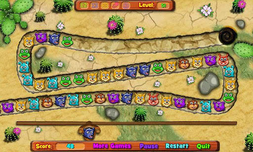 Save Funny Animals - Marble Shooter Match 3 game. screenshot 5