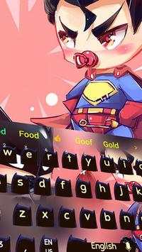 Super hero comic keyboard screenshot 3