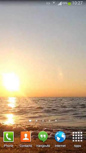 Sunset Ocean Live Wallpaper 5 screenshot 4