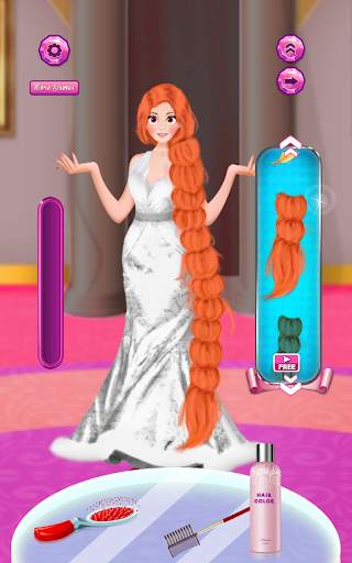 Braided Hair Salon Girl Game screenshot 1