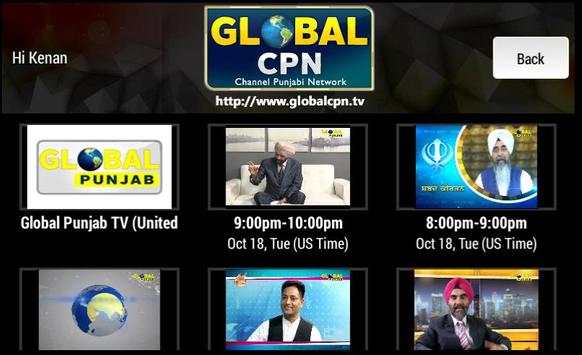 GLOBAL CPN - Punjabi TVs screenshot 3