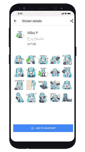 Funny Anime Sticker for WhatsApp screenshot 5