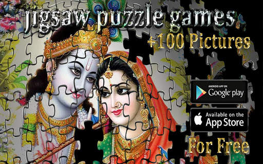 radha krishna jigsaw puzzle game for Adults screenshot 1