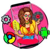 Fashionable Pop Girl Launcher Theme 1.1.1