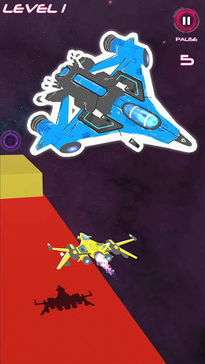 Sky Roads 3D -  Galaxy Legend Sparrow Ships Racing screenshot 5