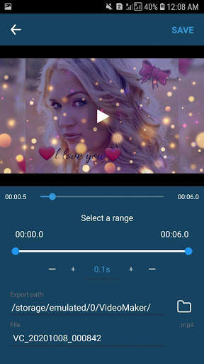Video maker - Video editor photos and music screenshot 6