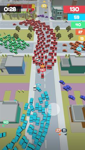 Crowd Drift Cars City io स्क्रीनशॉट 2
