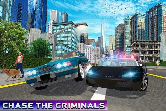 Police Car Driver City Chase Simulator screenshot 1