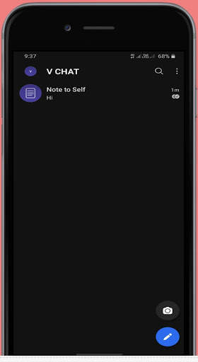 V CHAT screenshot 1