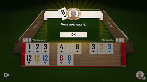 Okey - Variante du jeu de cartes Rami screenshot 3