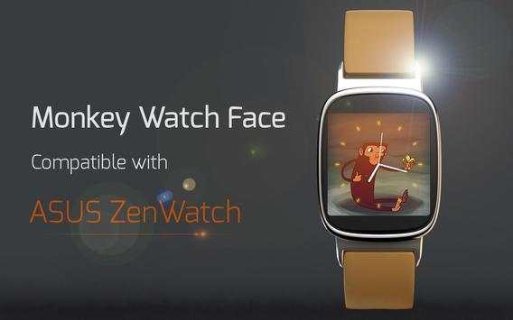 Monkey Watch Face screenshot 2