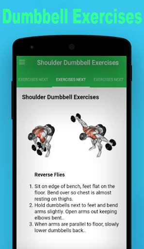 Dumbbell Exercises Free screenshot 9
