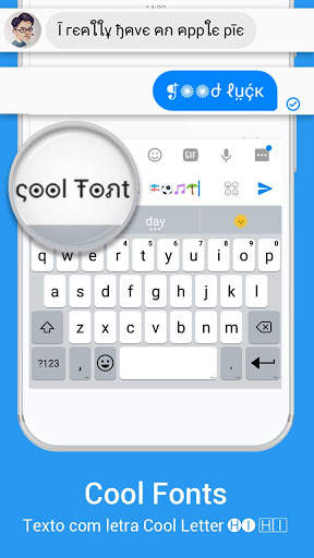 Teclado Emoji iMore - Cool Font, Gif & 3D themes screenshot 2