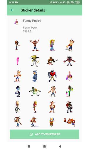 Funny Stickers for WA screenshot 3