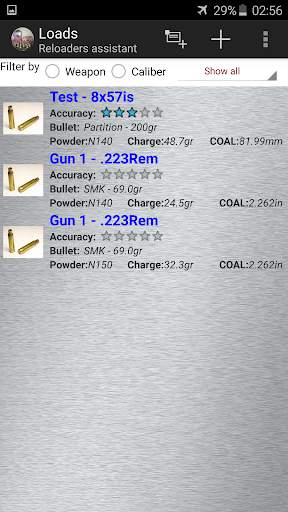 reloaders assistant screenshot 1