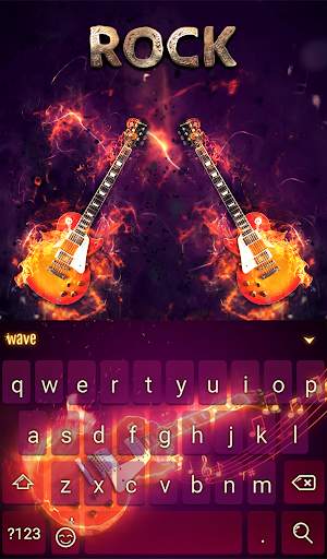 Rock Animated Keyboard स्क्रीनशॉट 2