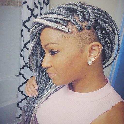 Box Braid Undercut Hairstyles. स्क्रीनशॉट 10