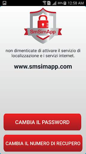 SmSimApp Anti Theft screenshot 1