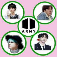 BTS K-pop Stickers For WhatsApp-WAstickerApps logo