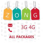 Zong Sim 3g/4g,Wingle,Sms and Call Packages 1.0.4