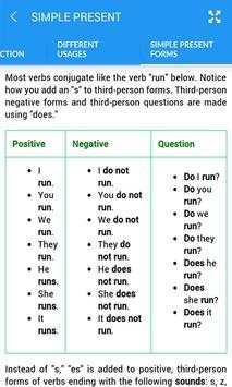 English Grammar Tenses скриншот 16