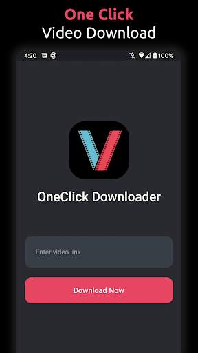 OneClick Downloader - Video Downloader Pro 4K screenshot 1