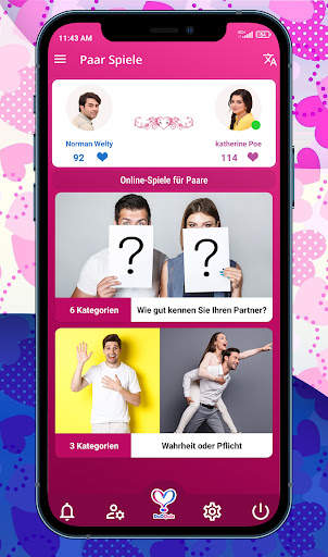 Spiele für Paare  -  Online-Quiz für Paare screenshot 1
