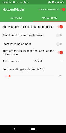 Hotword Plugin Free [Tasker Plugin] screenshot 3