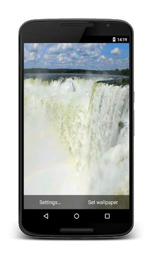 Waterfall Live Wallpaper screenshot 1