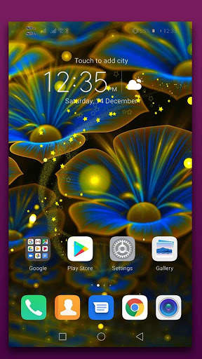 Neon Flowers Live Wallpaper screenshot 3