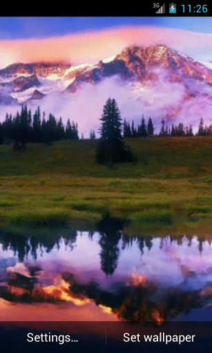 Mountain Lake Video Wallpaper screenshot 2