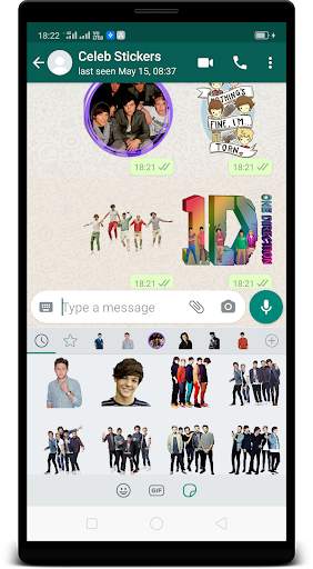 One Direction WAStickerApps : Stickers 4 Whatsapp screenshot 6